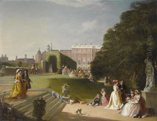 The Palace Gardens, Hampton Court - view 1