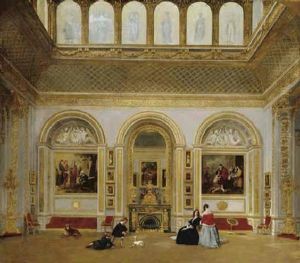 The Picture Gallery, Strafford House (now Lancaster House), St. James's by James Digman Wingfield