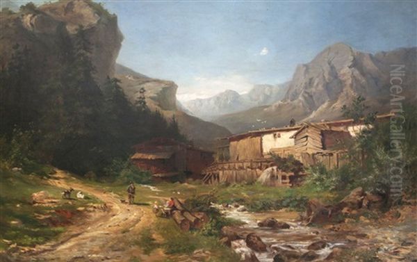 In Den Alpen - view 1
