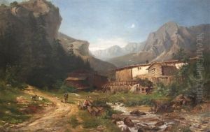In Den Alpen by Olof Winkler