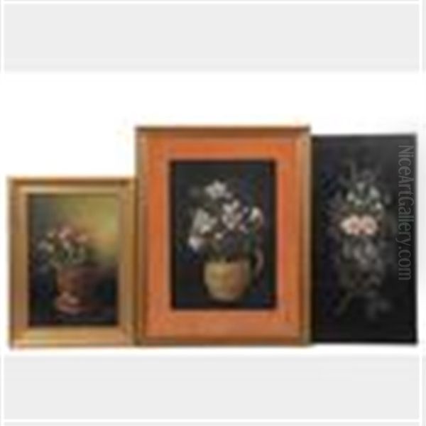 9 Floral Still Life Paintings - view 1