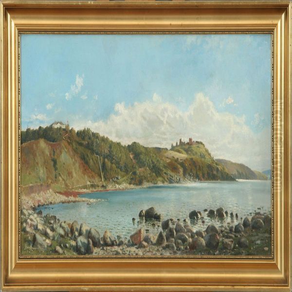 Scenery From Bornholm With Hammershus - view 1
