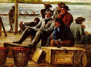 Dockmen On The Schuylkill by William E. Winner