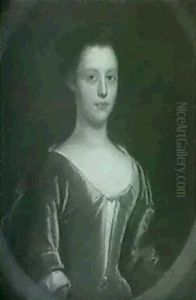 Portrait Of Mrs. Morritt Of Cawood by Hamlet Winstanley