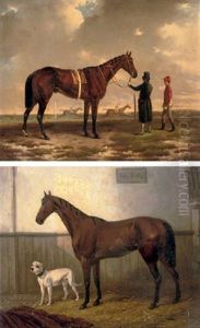Miss Betty At The Races (+ Miss Betty In The Stable; 2 Works) by Abraham Hendrik Winter