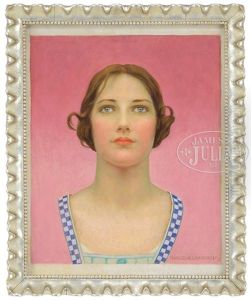 Portrait Of A Young Woman by Charles Winter
