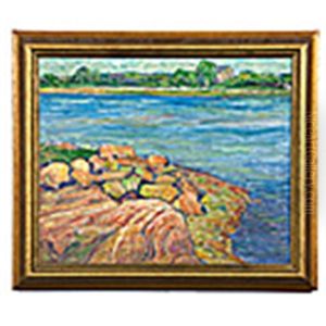 Rocky Shoreline by Charles Winter