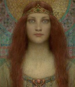 Portrait Of A Woman by Charles Winter