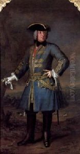 Ganzfigurenbildnis Des Kurfursten Karl Albrecht Von Bayern Und Spateren Romisch-deutschen Kaisers Karl Vii by Franz Joseph Winter