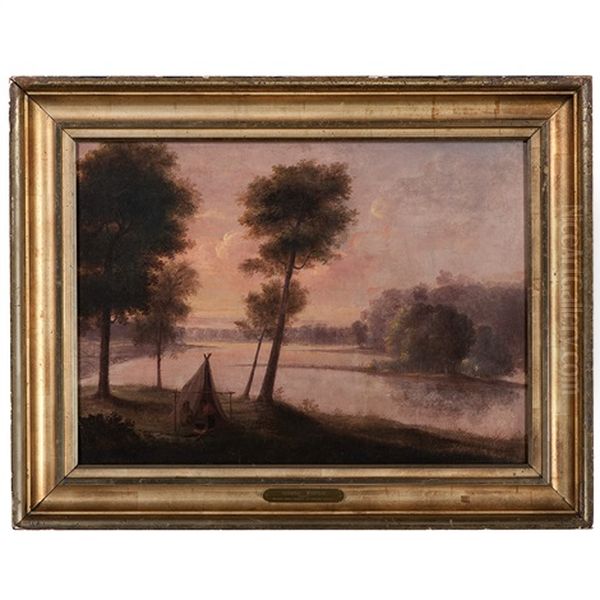 Wabash River, Vicinity Of General Tipton"s Residence Near Logansport, Indiana Near Logansport, Indiana - view 1