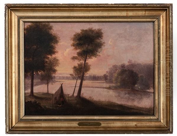 Wabash River, Vicinity Of General Tipton's Residence Near Logansport, Indiana - view 1