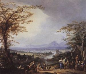 Fete Paysanne Au Bord Du Fleuve