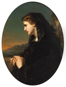 Portrait Of A Woman by Franz Xavier Winterhalter