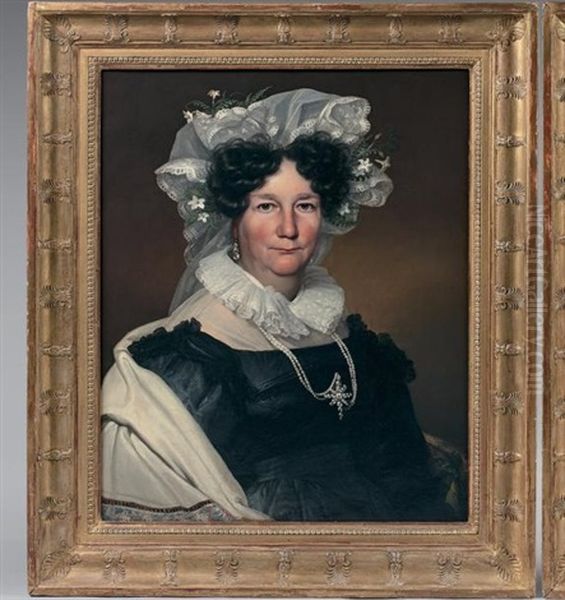 Portrait Du Baron Frans Xaver Edlen Van Steiger Zu Baldenburg Und Thal, Et Portrait De Son Epouse Barbara (2 Works) - view 1