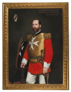 Portrait Of Giovanni Battista Ceschi A Santa Croce In The Uniform Of A Bailiff Of The Order Of The Knights Of Malta