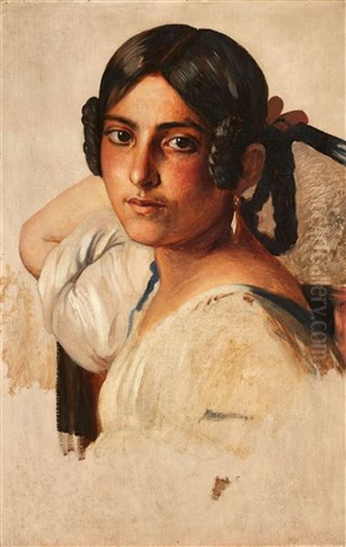 A Young Italian Girl - view 1