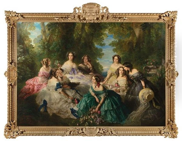 L"imperatrice Eugenie Entouree De Ses Dames D"honneur - view 1