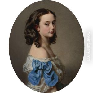 Portrait Of A Young Girl (paula, Princess Essling, Duchess Of Rivoli ?) Portrait Of A Young Girl (paula, Princess Essling, Duchess Of Rivoli ?)