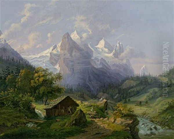 Gebirgslandschaft Wohl Bei Chamonix - view 1