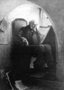 Der Alte Cellist by Richard Winternitz