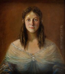 Portret Marii Mokrzynskiej Z Domu Pelc