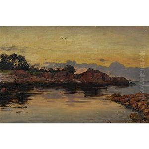 Partie Fra Svenske Kyst by Frederik Julius August Winther