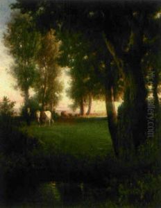 Sommarlandskap by Guillaume (Wilhelm) Wintz