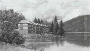 Chueenji Ko, Japan by Charles Wirgman Jr.