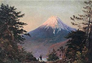 Mount Fuji, Japan by Charles Wirgman Sr.