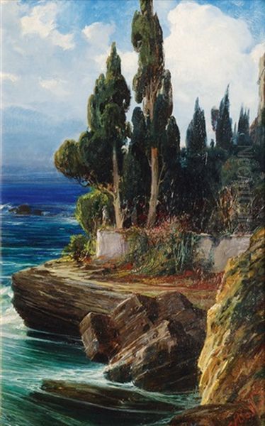 Mediterranean Coastal Landscape - view 1