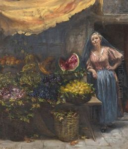 Fruit Seller by Anna Maria Wirth
