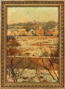 The Harbor Of Montmorency by Henri Prosper Wirth