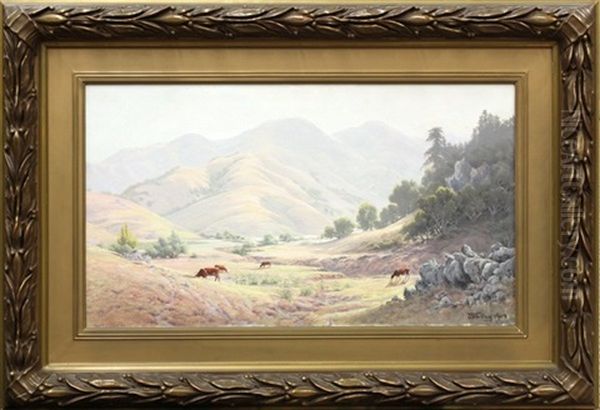 Cattle Grazing In Marin - view 1