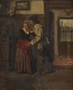 The Amorous Cavalier by Josef Wischniowsky