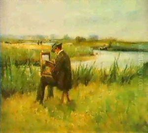 On The River Bank by Peter Wishart