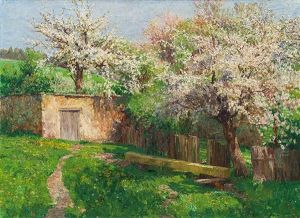 Spring In Felling Near Gfohl by Olga Wisinger-Florian