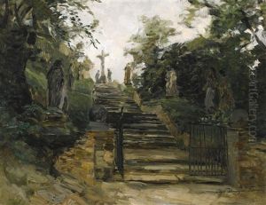 The Bisamberg Near Vienna by Olga Wisinger-Florian