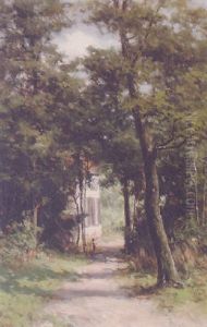 A House In The Trees by Abraham Van Der Wissel