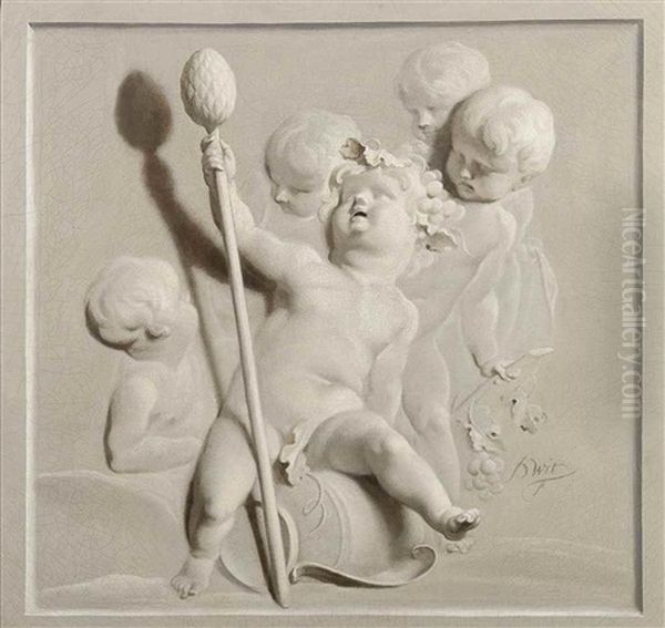 Allegory Of Autumn, En Grisaille - view 1