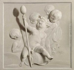 Allegory Of Autumn, En Grisaille by Jacob de Wit