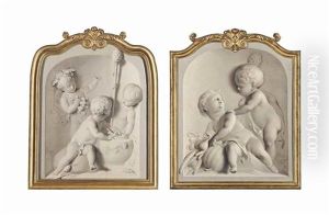 Allegory Of Autumn, En Grisaille; And Allegory Of Summer, En Grisaille Allegory Of Autumn, En Grisaille; And Allegory Of Summer, En Grisaille