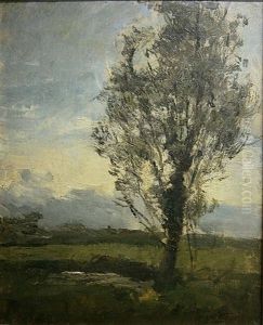 Zicht Op Het Platteland by Prosper Joseph Pierre de Wit