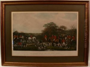 Sir Richard Sutton And The Quorn Hounds by Frederick Bromley