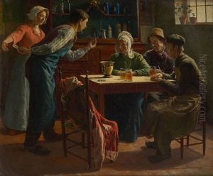 Le Tour De Passe-passe by Prosper Joseph Pierre de Wit