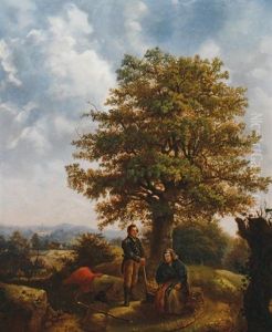 The Woodcutter And His Wife by William Frederick Witherington