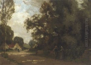 The French Country Lane by Alfred Withers