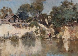Yarra River Cottage by Walter Withers