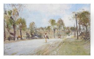 (eltham Road, Heidelberg) by Walter Withers