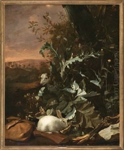Escena De Caza by Matthias Withoos