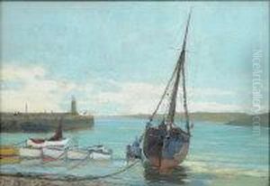 St. Ives Harbour by John Bromley